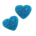 Giant Fizzy Raspberry Hearts (GF) (DF)